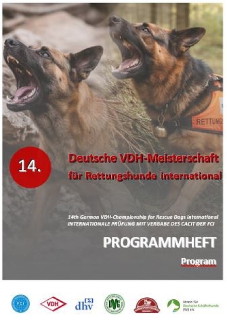 14. Deutsche VDH-Meisterschaft für Rettungshunde